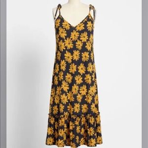 Tie Shoulder Floral Sundress